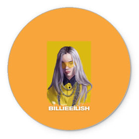 Коврик круглый с принтом Billie Eilish в Кировске, резина и полиэстер | круглая форма, изображение наносится на всю лицевую часть | at | billie | don’t | eilish | electronic | eyes | me | music | ocean | pirate | smile | synthpop | usa | айлиш | билли | музыка | пайрэт | синти поп | сша | электронная | электропоп