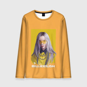 Мужской лонгслив 3D с принтом Billie Eilish в Кировске, 100% полиэстер | длинные рукава, круглый вырез горловины, полуприлегающий силуэт | at | billie | don’t | eilish | electronic | eyes | me | music | ocean | pirate | smile | synthpop | usa | айлиш | билли | музыка | пайрэт | синти поп | сша | электронная | электропоп