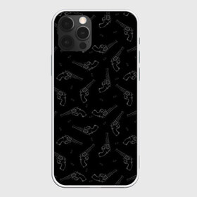 Чехол для iPhone 12 Pro Max с принтом Револьверы в Кировске, Силикон |  | background | black | cart | cowboy | criminal | drawing | fashion | firearms | graphics | illustration | picture | revolvers | style | thug | weapons | бандит | графика | иллюстрация | картинка | ковбой | мода | огнестрельное | оружие | патроны | пистолет