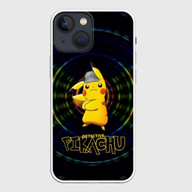 Чехол для iPhone 13 mini с принтом Детектив Пикачу в Кировске,  |  | detective pikachu | pikachu | pikachu go | pokemon | пижама пикачу | пика пика | пикачу | пикачу 2019 | покемон пикачу | покемон эволюция | покемоны