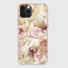 Чехол для iPhone 12 Pro Max с принтом Нежные Пионы в Кировске, Силикон |  | букет | красивый | милый | пион | роза | розовый | розочка | свадебный | флористика | цветок | цветы