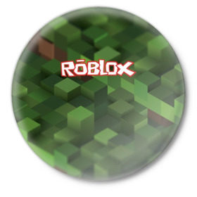 Значок с принтом Roblox в Кировске,  металл | круглая форма, металлическая застежка в виде булавки | play | roblox | детская | для детей | игра | онлайн | ребенку | роблокс | роболкс | симулятор