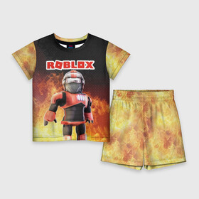 Детский костюм с шортами 3D с принтом Roblox в Кировске,  |  | Тематика изображения на принте: roblox   массовая многопользовательская онлайн игра