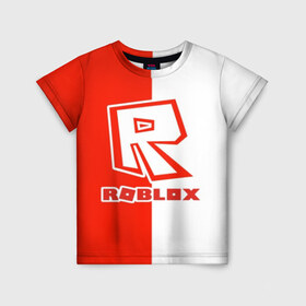 Детская футболка 3D с принтом Roblox в Кировске, 100% гипоаллергенный полиэфир | прямой крой, круглый вырез горловины, длина до линии бедер, чуть спущенное плечо, ткань немного тянется | 