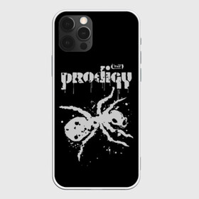 Чехол для iPhone 12 Pro с принтом The Prodigy логотип в Кировске, силикон | область печати: задняя сторона чехла, без боковых панелей | 2019 | album | art | break | dance | logo | music | prodigy | брейк | граффити | группа | заставка | лого | логотип | музыка | муравей | новый альбом | обложка альбома | продиджи