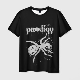 Мужская футболка 3D с принтом The Prodigy логотип в Кировске, 100% полиэфир | прямой крой, круглый вырез горловины, длина до линии бедер | 2019 | album | art | break | dance | logo | music | prodigy | брейк | граффити | группа | заставка | лого | логотип | музыка | муравей | новый альбом | обложка альбома | продиджи