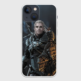 Чехол для iPhone 13 mini с принтом Геральт Ведьмак в Кировске,  |  | ciri | geralt | henry cavill | wild hunt | witcher | ведьмак | генри кавилл | геральт | дикая охота | цири