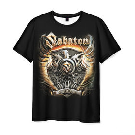 Мужская футболка 3D с принтом Sabaton в Кировске, 100% полиэфир | прямой крой, круглый вырез горловины, длина до линии бедер | heavy metal | metal | sabaton | группы | метал | музыка | пауэр метал | рок | сабатон | хэви метал