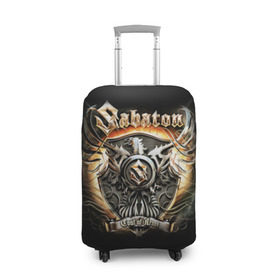 Чехол для чемодана 3D с принтом Sabaton в Кировске, 86% полиэфир, 14% спандекс | двустороннее нанесение принта, прорези для ручек и колес | heavy metal | metal | sabaton | группы | метал | музыка | пауэр метал | рок | сабатон | хэви метал