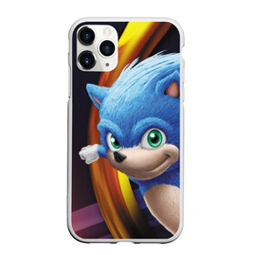 Чехол для iPhone 11 Pro матовый с принтом Sonic в Кировске, Силикон |  | blue | hedgehog | movie | sonic | ёжик | синий | соник | фильм