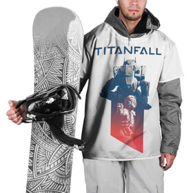 Накидка на куртку 3D с принтом Titanfall в Кировске, 100% полиэстер |  | titanfall | titanfall 2 | игры | компьютерные игры | пилот | титан | титанфол | титаны