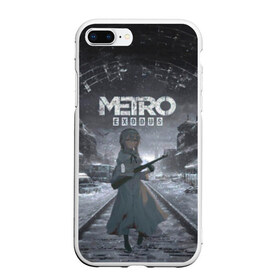 Чехол для iPhone 7Plus/8 Plus матовый с принтом Metro Exodus Аниме в Кировске, Силикон | Область печати: задняя сторона чехла, без боковых панелей | 2034 | metro | metro 2033 | аниме | аниме девушка | аниме сталкер | девушка | девушка сталкер | игра | игры | метро | метро 2033 | метро 2034 | метро аниме | метро эксодус | москва | сталкер