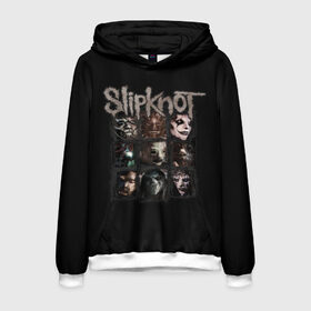 Мужская толстовка 3D с принтом Slipknot в Кировске, 100% полиэстер | двухслойный капюшон со шнурком для регулировки, мягкие манжеты на рукавах и по низу толстовки, спереди карман-кенгуру с мягким внутренним слоем. | Тематика изображения на принте: альтернативный | американская | глэм | готик | гранж | группа | метал | модные | музыка | пост | рок | хард