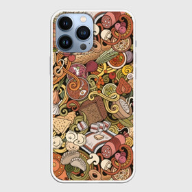 Чехол для iPhone 13 Pro Max с принтом Русская еда в Кировске,  |  | caviar | donuts | food | mushrooms | national | pancakes | russia | russian | vegetables | vodka | wooden | блины | борщ | водка | горох | грибы | еда | икра | каша | колбаса | кухня | лук | национальная | овощи | огурцы | пельмени | помидоры | пш