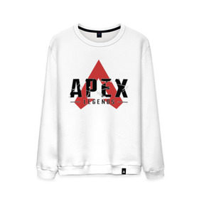 Мужской свитшот хлопок с принтом Apex Legends Logo в Кировске, 100% хлопок |  | apex | apex legends | bangalor | bloodhound | caustic | gibraltar | legends | lifeline | logo | mirage | pathfinder | titanfall | wraith | апекс