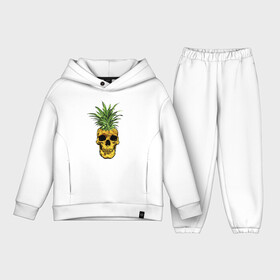 Детский костюм хлопок Oversize с принтом Ананас в Кировске,  |  | cool | creative | design | fruit | green | hype | new york | pineapple | skull | summer | supreme | vanguard | vegan | авангард | ананас | дизайн | зеленый | креатив | круто | лето | фрукт | хайп | череп