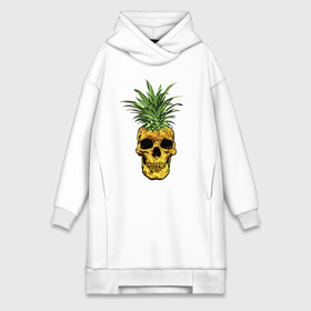 Платье-худи хлопок с принтом Ананас в Кировске,  |  | cool | creative | design | fruit | green | hype | new york | pineapple | skull | summer | supreme | vanguard | vegan | авангард | ананас | дизайн | зеленый | креатив | круто | лето | фрукт | хайп | череп