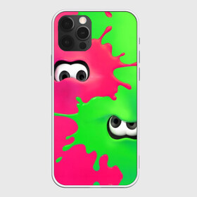 Чехол для iPhone 12 Pro Max с принтом Splatoon 2 в Кировске, Силикон |  | booble gum | game | green | nintendo | pink | shooter | splatoon | switch | twitch | битва | брызги | глаза | головоногие | детям | драка | зеленый | игра | краска | краски | нинтендо | оружие | от третьего лица | розовый | стрелялки | шутер