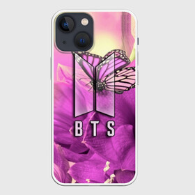 Чехол для iPhone 13 mini с принтом BTS в Кировске,  |  | bts | j hope | jimin | jin | jungkook | rap monster | rm | suga | бтс | ви | группа | джей хоуп | корейская | музыка | рэп монстр | сюга | цветы | чимин | чин | чонгук | шуга