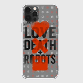 Чехол для iPhone 12 Pro Max с принтом LOVE DEATH + ROBOTS в Кировске, Силикон |  | Тематика изображения на принте: death | love death + robots | netflix | robots | любовь | нетфликс | роботы | сериал