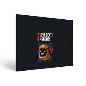 Холст прямоугольный с принтом Love, Death & Robots в Кировске, 100% ПВХ |  | Тематика изображения на принте: cartoon | death | fantasy | heavy | horror | metal | miller | netflix | robots | tim | witness | любовь | миллер | мультфильм | робот | роботы | тим | ужасы | фэнтези