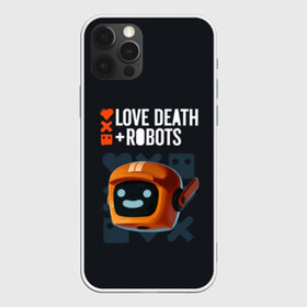 Чехол для iPhone 12 Pro Max с принтом Love Death & Robots в Кировске, Силикон |  | Тематика изображения на принте: cartoon | death | fantasy | heavy | horror | metal | miller | netflix | robots | tim | witness | любовь | миллер | мультфильм | робот | роботы | тим | ужасы | фэнтези