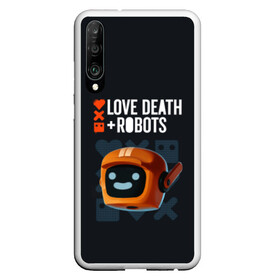 Чехол для Honor P30 с принтом Love Death & Robots в Кировске, Силикон | Область печати: задняя сторона чехла, без боковых панелей | cartoon | death | fantasy | heavy | horror | metal | miller | netflix | robots | tim | witness | любовь | миллер | мультфильм | робот | роботы | тим | ужасы | фэнтези