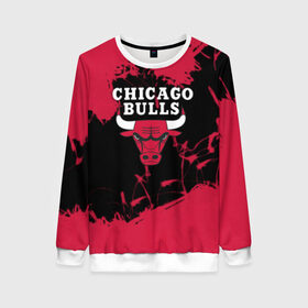 Женский свитшот 3D с принтом CHICAGO BULLS в Кировске, 100% полиэстер с мягким внутренним слоем | круглый вырез горловины, мягкая резинка на манжетах и поясе, свободная посадка по фигуре | chicago bulls | chicago bulls jordan | nba chicago bulls | nike chicago bulls | баскетбол нба | лейкерс чикаг | нба | чикаго атланта | чикаго буллз | чикаго буллз 2019 | чикаго буллз атланта