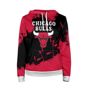 Женская толстовка 3D с принтом CHICAGO BULLS в Кировске, 100% полиэстер  | двухслойный капюшон со шнурком для регулировки, мягкие манжеты на рукавах и по низу толстовки, спереди карман-кенгуру с мягким внутренним слоем. | chicago bulls | chicago bulls jordan | nba chicago bulls | nike chicago bulls | баскетбол нба | лейкерс чикаг | нба | чикаго атланта | чикаго буллз | чикаго буллз 2019 | чикаго буллз атланта