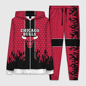 Женский костюм 3D с принтом CHICAGO BULLS в Кировске,  |  | chicago bulls | chicago bulls jordan | nba chicago bulls | nike chicago bulls | баскетбол нба | лейкерс чикаг | нба | чикаго атланта | чикаго буллз | чикаго буллз 2019 | чикаго буллз атланта