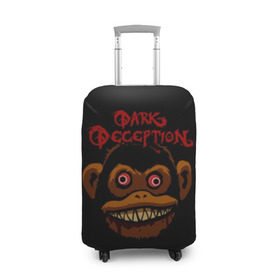 Чехол для чемодана 3D с принтом Dark Deception 1 в Кировске, 86% полиэфир, 14% спандекс | двустороннее нанесение принта, прорези для ручек и колес | dark | dark deception | deception | five night | fnaf | game | horror | дарк десепшен | игра