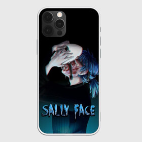 Чехол для iPhone 12 Pro с принтом Sally Face в Кировске, силикон | область печати: задняя сторона чехла, без боковых панелей | sally face | игра | компьютерная игра | лицо | маска | протез | салли фейс | школа | шрамы