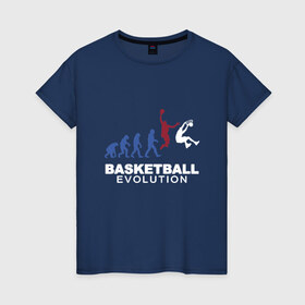 Женская футболка хлопок с принтом Баскетбольная эволюция в Кировске, 100% хлопок | прямой крой, круглый вырез горловины, длина до линии бедер, слегка спущенное плечо | and1 | basketball | coach | evolution | game | james | jordan | lebron | monkey | mvp | nba | player | slam dunk | sport | streetball | team | баскетбол | баскетболист | бросок | джеймс | джордан | игра | игрок | леброн | мяч | нба | обезьяна | 