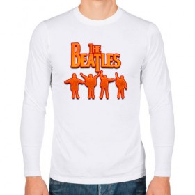 Мужской лонгслив хлопок с принтом The Beatles в Кировске, 100% хлопок |  | битлз | британская | группа | джон леннон | джордж харрисон | ливерпуль | пол маккартни | ринго старр | рок
