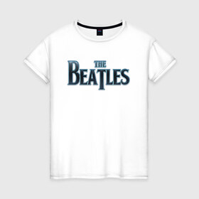 Женская футболка хлопок с принтом The Beatles в Кировске, 100% хлопок | прямой крой, круглый вырез горловины, длина до линии бедер, слегка спущенное плечо | битлз | британская | группа | джон леннон | джордж харрисон | ливерпуль | пол маккартни | ринго старр | рок