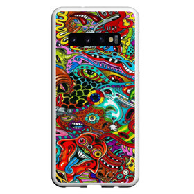 Чехол для Samsung Galaxy S10 с принтом Психоделика в Кировске, Силикон | Область печати: задняя сторона чехла, без боковых панелей | психоделика
