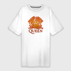 Платье-футболка хлопок с принтом Queen в Кировске,  |  | queen | богемская рапсодия | брайан мэи | британская | группа | королева | роджер тейлор | рок | фредди меркьюри