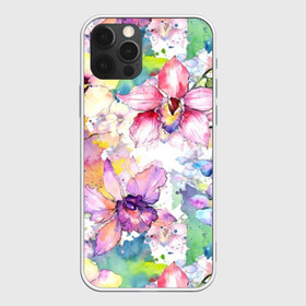 Чехол для iPhone 12 Pro Max с принтом Цветы в Кировске, Силикон |  | art | bright | colors | drops | field | flowers | painting | splashes | watercolor | акварель | брызги | живопись | искусство | капли | полевые | цвета | цветы | яркие