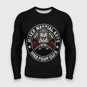 Мужской рашгард 3D с принтом MMA в Кировске,  |  | animal | athlet | club | cool | emblem | extreme | fighter | fighting | gorilla | logo | mma | sign | sport | stars | text | атлет | боец | бойцовский | горилла | единоборства | животное | звезды | знак | клуб | крутой | логотип | надпись | перчатки | при