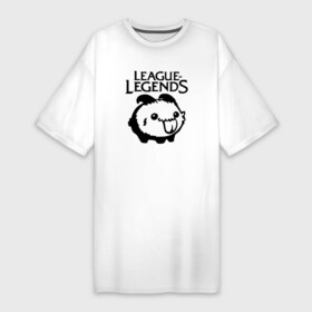 Платье-футболка хлопок с принтом League of Legends в Кировске,  |  | league of legends | lol | азир | акали | алистар | амуму | анивия | ари | атрокс | воин | вуконг | гарен | лига легенд | лига оф легенд | лол | маг | поддержка | стрелок | танк
