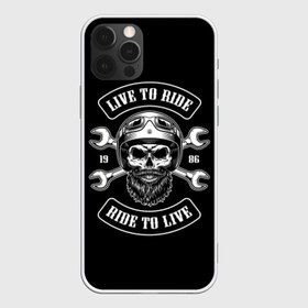 Чехол для iPhone 12 Pro Max с принтом Vintage motorcycle label в Кировске, Силикон |  | beard | biker | emblem | font | for | helmet | inscripti | logo | monochrome | motorcycle | mustache | retro | ride | sign | skull | sticker | vintage | байкер | борода | для | знак | инструмент | кататься | ключи | логотип | люблю | мотоцикл | 