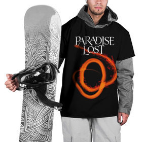 Накидка на куртку 3D с принтом Paradise Lost в Кировске, 100% полиэстер |  | 