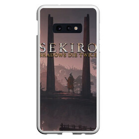 Чехол для Samsung S10E с принтом Sekiro Shadows Die Twice в Кировске, Силикон | Область печати: задняя сторона чехла, без боковых панелей | bloodborne | dark souls | game | sekiro | sekiro: shadows die twice | бладборн | дарк солс | игры | иероглиф | кандзи | секиро | тень умирает дважды | японские