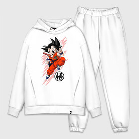 Мужской костюм хлопок OVERSIZE с принтом Драконий жемчуг в Кировске,  |  | anime | dragon ball | son goku | аниме | гоку | драконий жемчуг | жемчуг дракона | манга | сон гоку | супер сайян