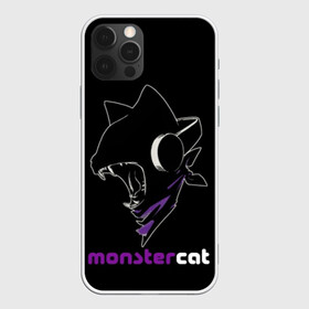 Чехол для iPhone 12 Pro с принтом Monstercat в Кировске, силикон | область печати: задняя сторона чехла, без боковых панелей | monstercat | клуб | клубная музыка | кот | котенок | кошка | лейбл | монстар | монстар кет | монстер | музыка | танцевальная музыка | электронная | электронная музыка