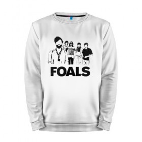 Мужской свитшот хлопок с принтом Foals в Кировске, 100% хлопок |  | foals | yannis philippakis | группы | дэнс панк | инди | мат рок | музыка | рок | фоалз | яннис филиппакис