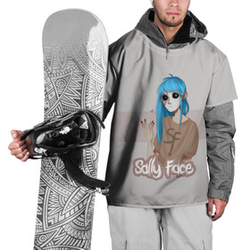 Накидка на куртку 3D с принтом Sally Face в Кировске, 100% полиэстер |  | blue | diane | face | fisher | gizmo | henry | johnson | killer | larry | sally | генри | гизмо | джонсон | диана | ларри | лицо | салли | фейс | фишер