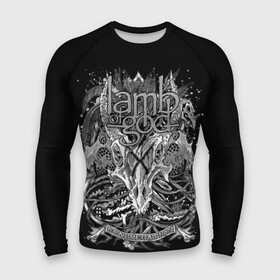 Мужской рашгард 3D с принтом Lamb of God в Кировске,  |  | Тематика изображения на принте: death metal | lamb of god | log | грув метал | группы | метал | музыка | рок | трэш