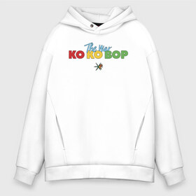 Мужское худи Oversize хлопок с принтом EXO - KO KO BOP в Кировске, френч-терри — 70% хлопок, 30% полиэстер. Мягкий теплый начес внутри —100% хлопок | боковые карманы, эластичные манжеты и нижняя кромка, капюшон на магнитной кнопке | Тематика изображения на принте: boys band | bts | exo | j pop | k pop | ko ko bop | korea | music | nct | pop | pop idols | the war | бойс бенд | бтс | ексо | ехо | идолы | к поп | корея | нст | поп | попса