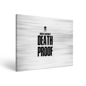 Холст прямоугольный с принтом Death Proof в Кировске, 100% ПВХ |  | death proof | quentin | tarantino | квентин тарантино | тарантино